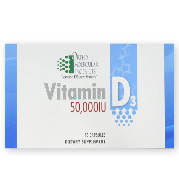 Ortho Molecular Vitamin D3 50,000 IU 15 Capsules